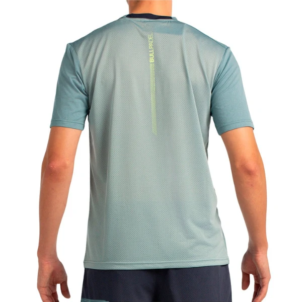 T-shirt Bullpadel Llega Bleu Vert Vigore