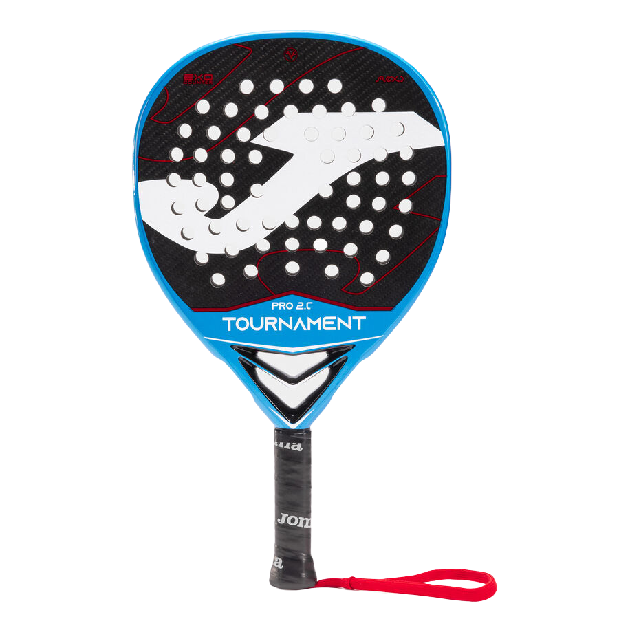 Raquette de padel Raquette de padel Tournament Pro bleu marine rouge