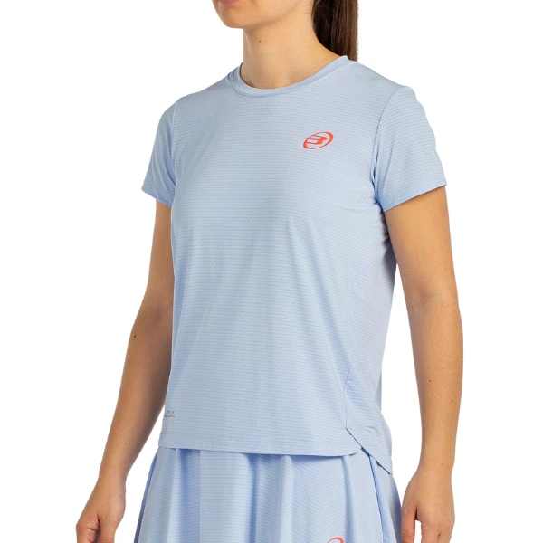 Camiseta Mujer Bullpadel Chamuy Azul Celeste