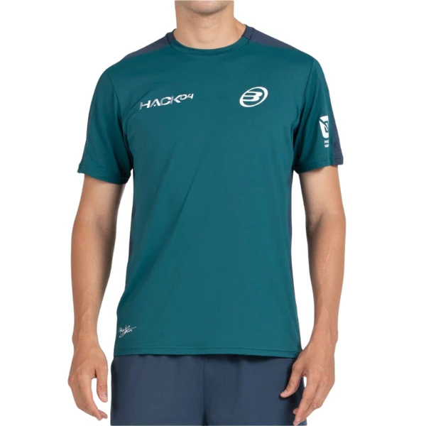 Camiseta Bullpadel Paquito 25I Verde Oscuro