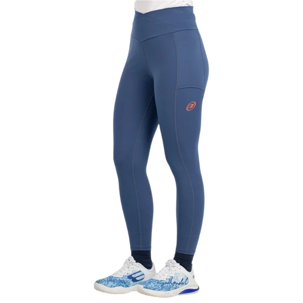 Bullpadel Cujan leggings in blauwe schaduw