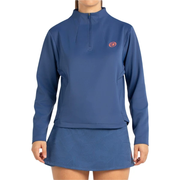Bullpadel Culle sweatshirt in blauwe schaduw