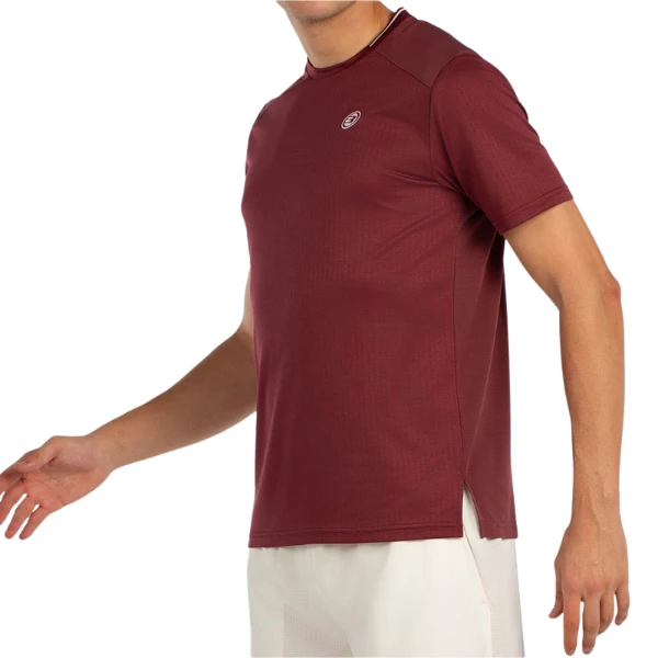 T-SHIRT BULLPADEL ACRUX Bordeaux