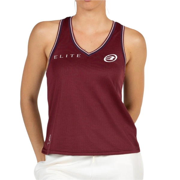 Camiseta BULLPADEL Gemma 25I Vino Burdeos