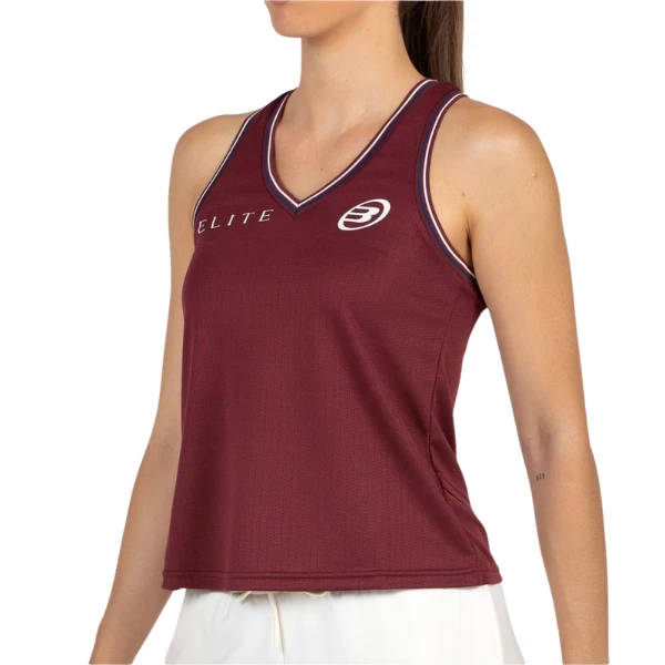 Camiseta BULLPADEL Gemma 25I Vino Burdeos