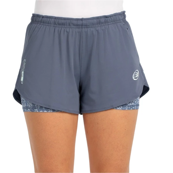 Pantalón corto BULLPADEL Ozono W Azul