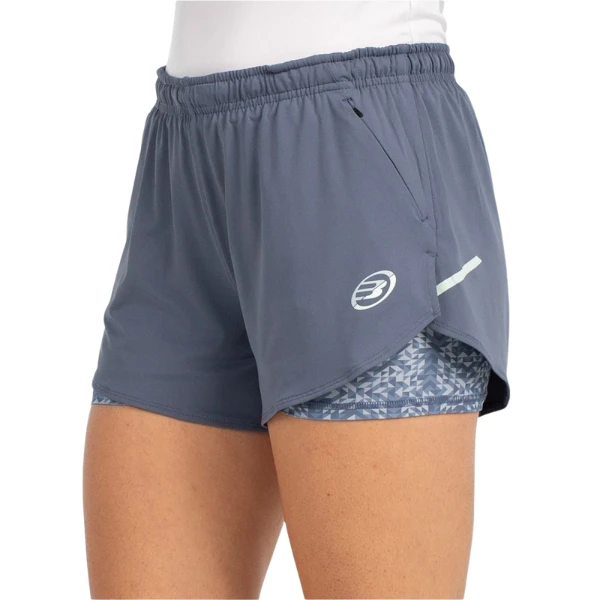Pantalón corto BULLPADEL Ozono W Azul