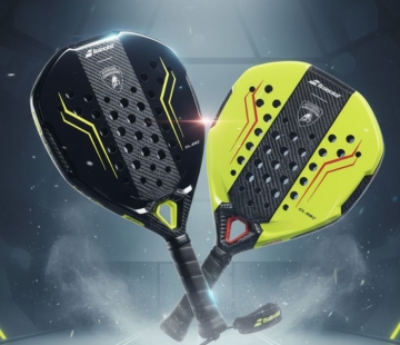 Illustration pack Babolat x Lamborghini padel rackets