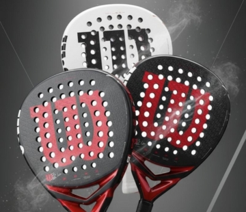Illustration pack Wilson bela padel rackets
