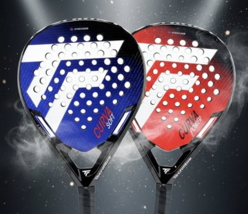 Illustration pack Tecnifibre Curva padelracketar