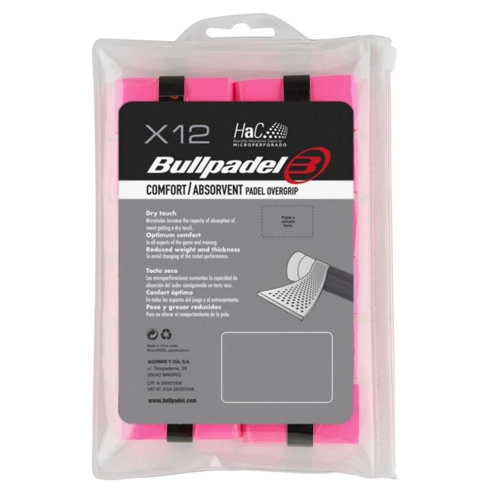 Surgrips BULLPADEL Unica Rose x12