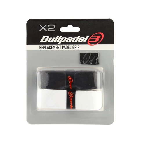 Grip Bullpadel GR1210 Nero e Bianco x2
