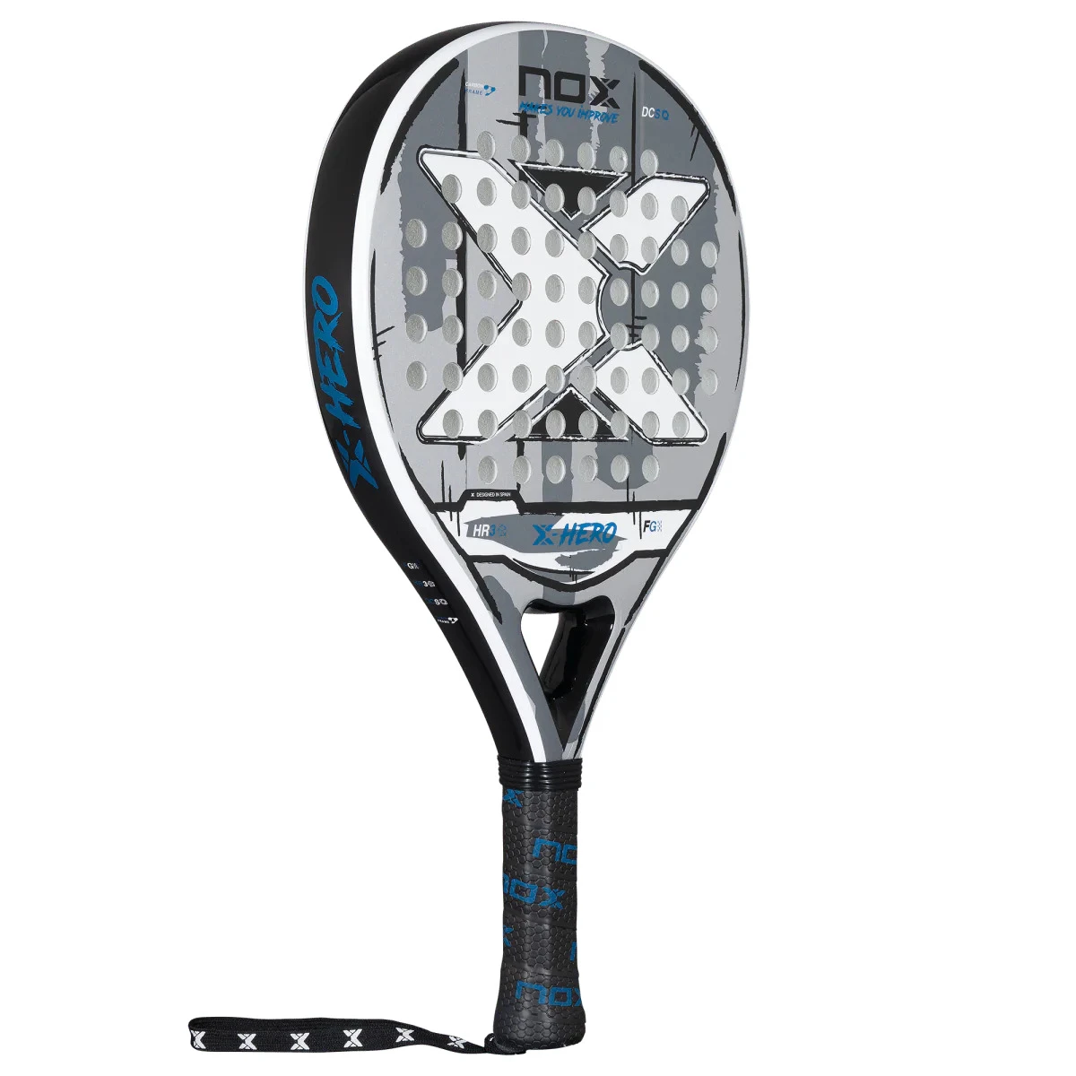 Pala de pádel NOX X-Hero Blanco 2026