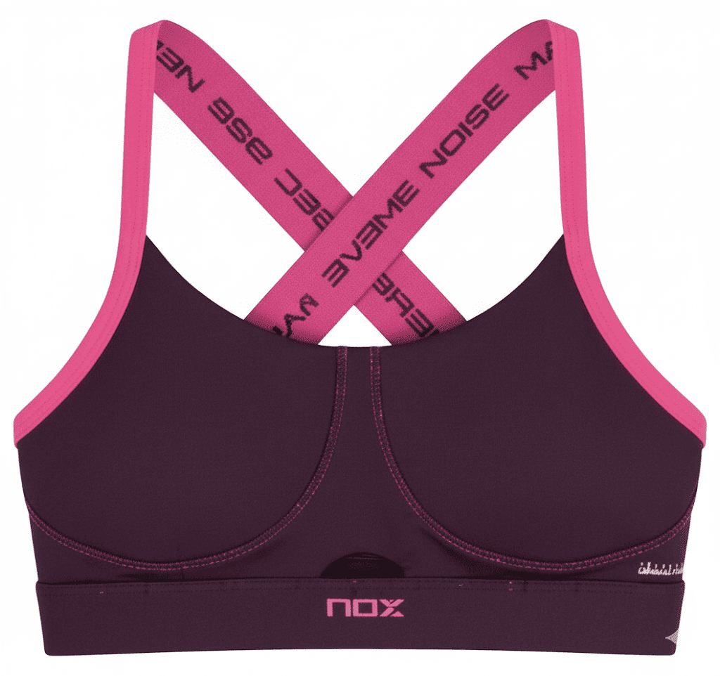 Reggiseno Sportivo Nox Pro Viola Profondo