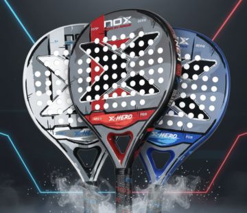 Illustration pack Raquette de padel Nox X-HERO