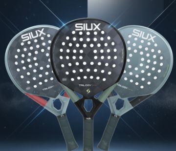 Illustration pack Racchette da padel Siux Trilogy
