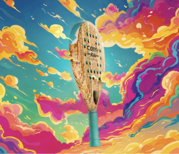 Illustration pack Cork Kids Padel-Schläger