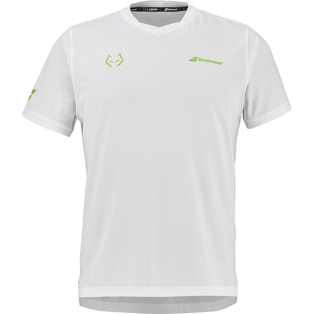 Babolat Juan Lebron Crew Neck T-Shirt White 2026