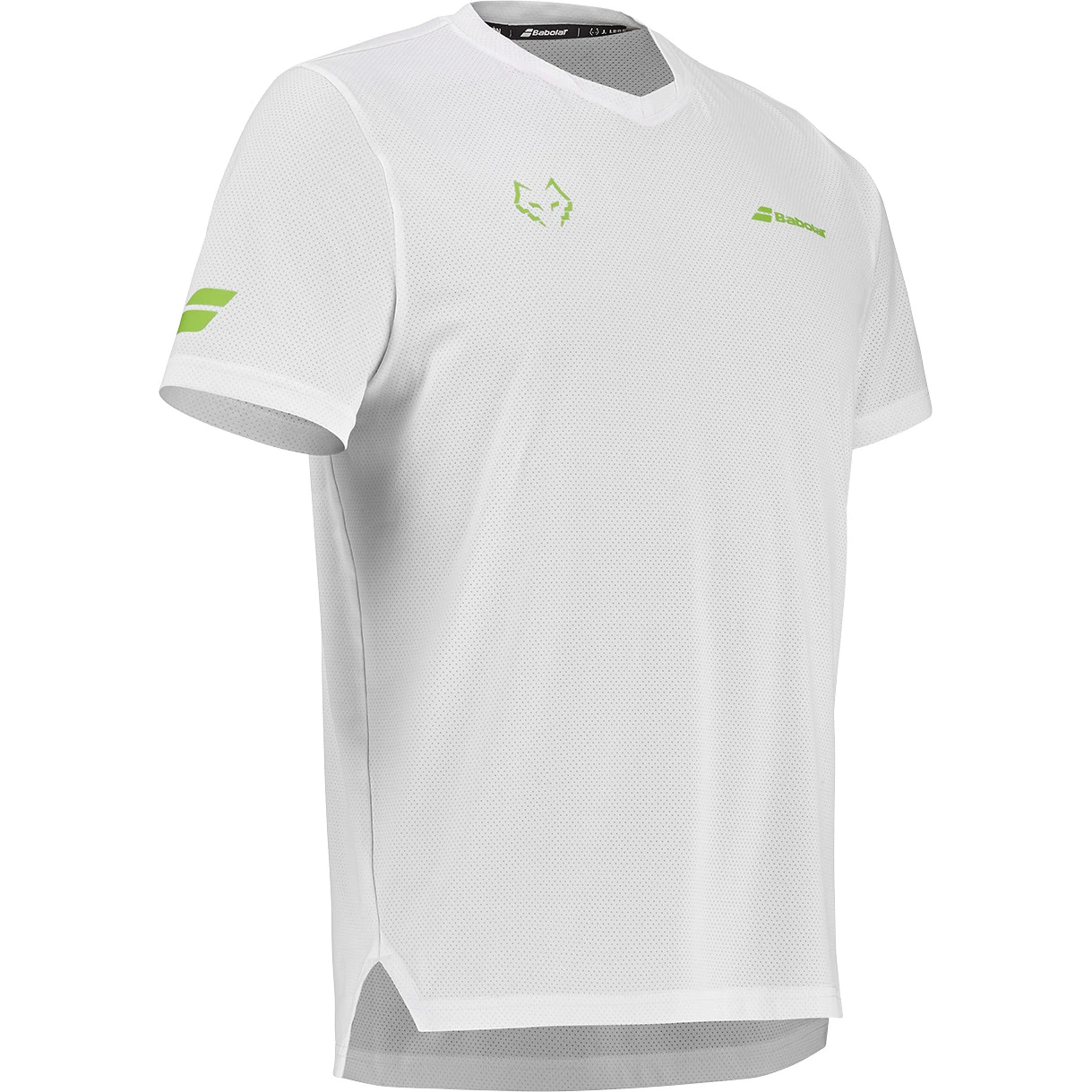 Babolat Juan Lebron Crew Neck T-Shirt Weiß 2026