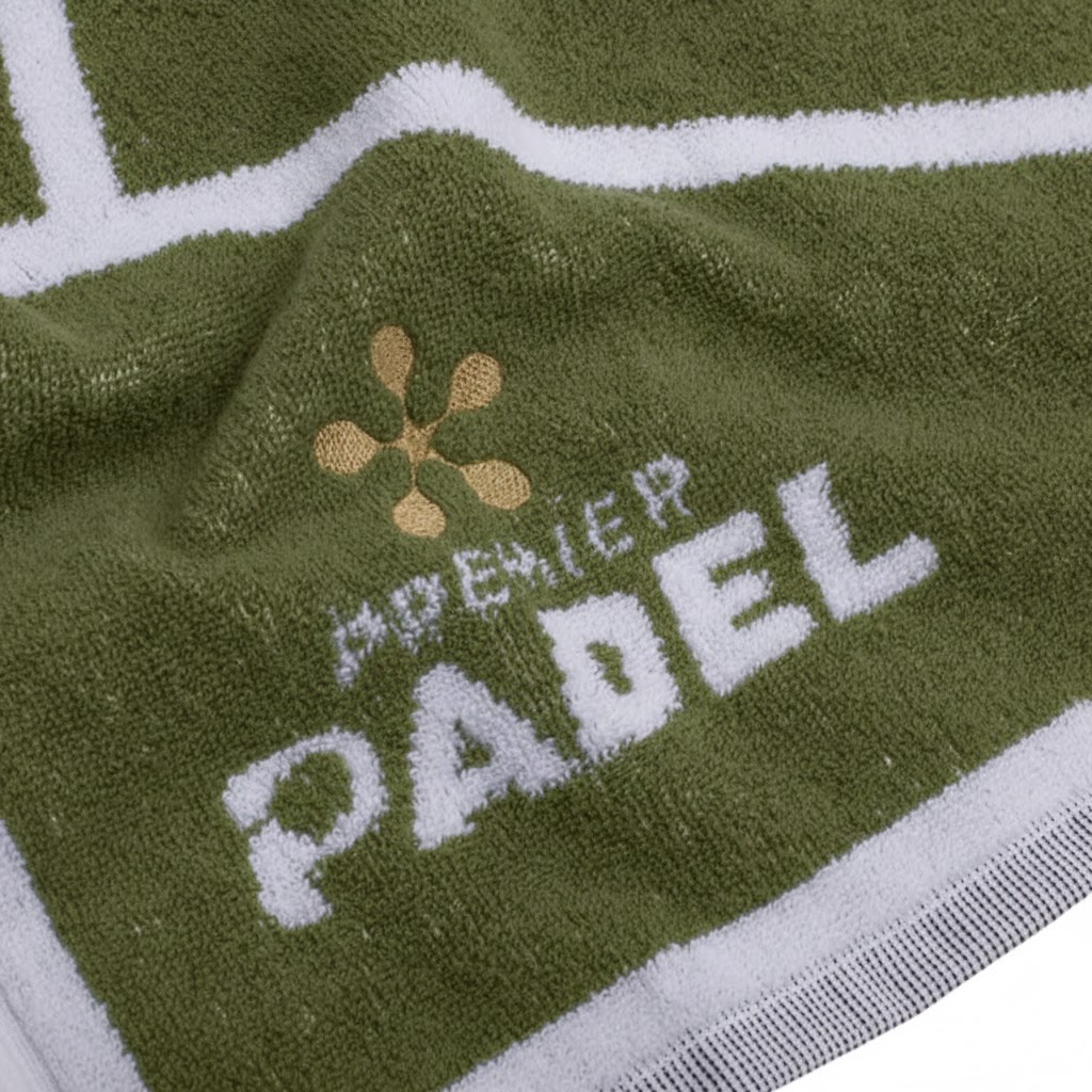 Bullpadel Handtuch 100x50 Premier Padel Khakigrün