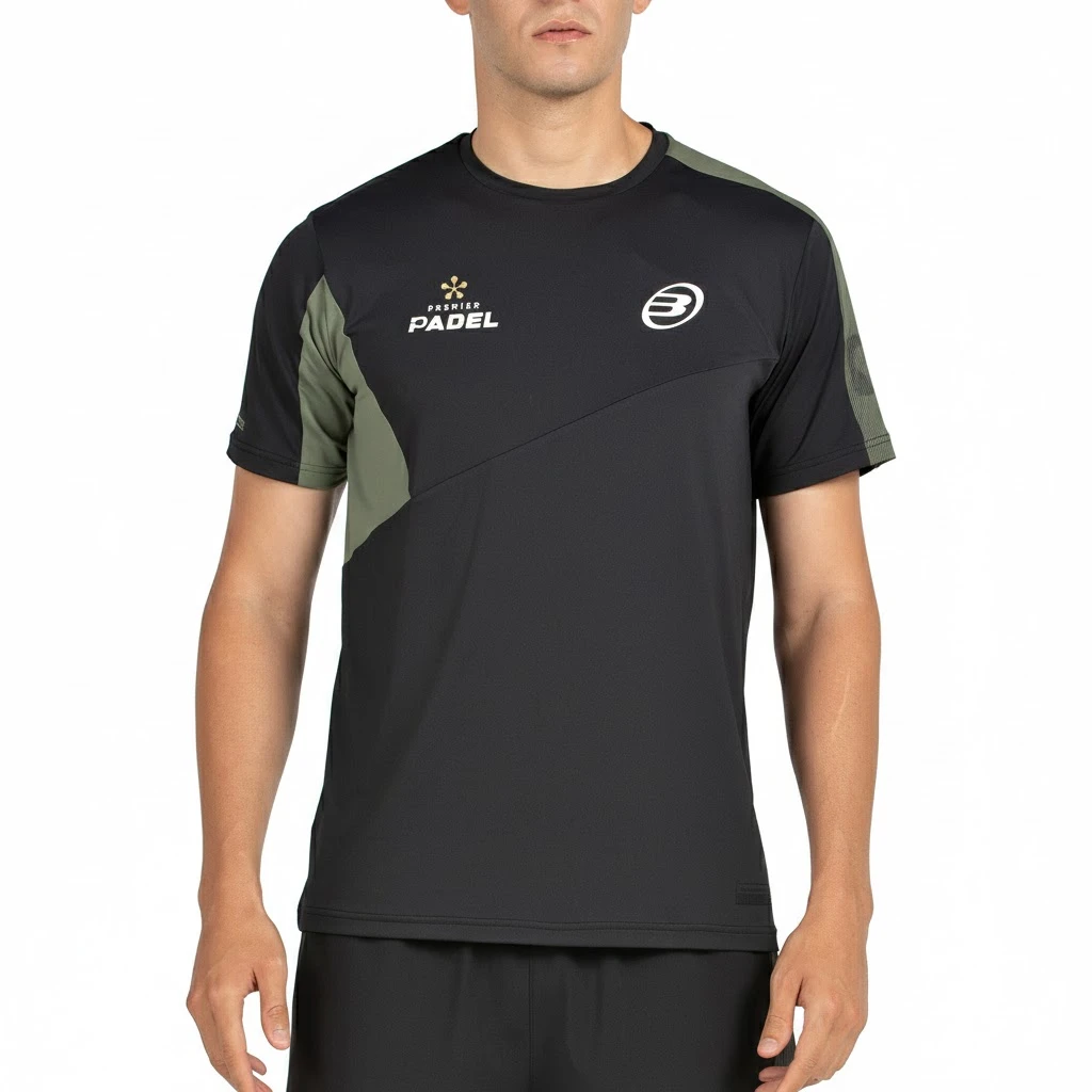 T-shirt Bullpadel Pocate Noir