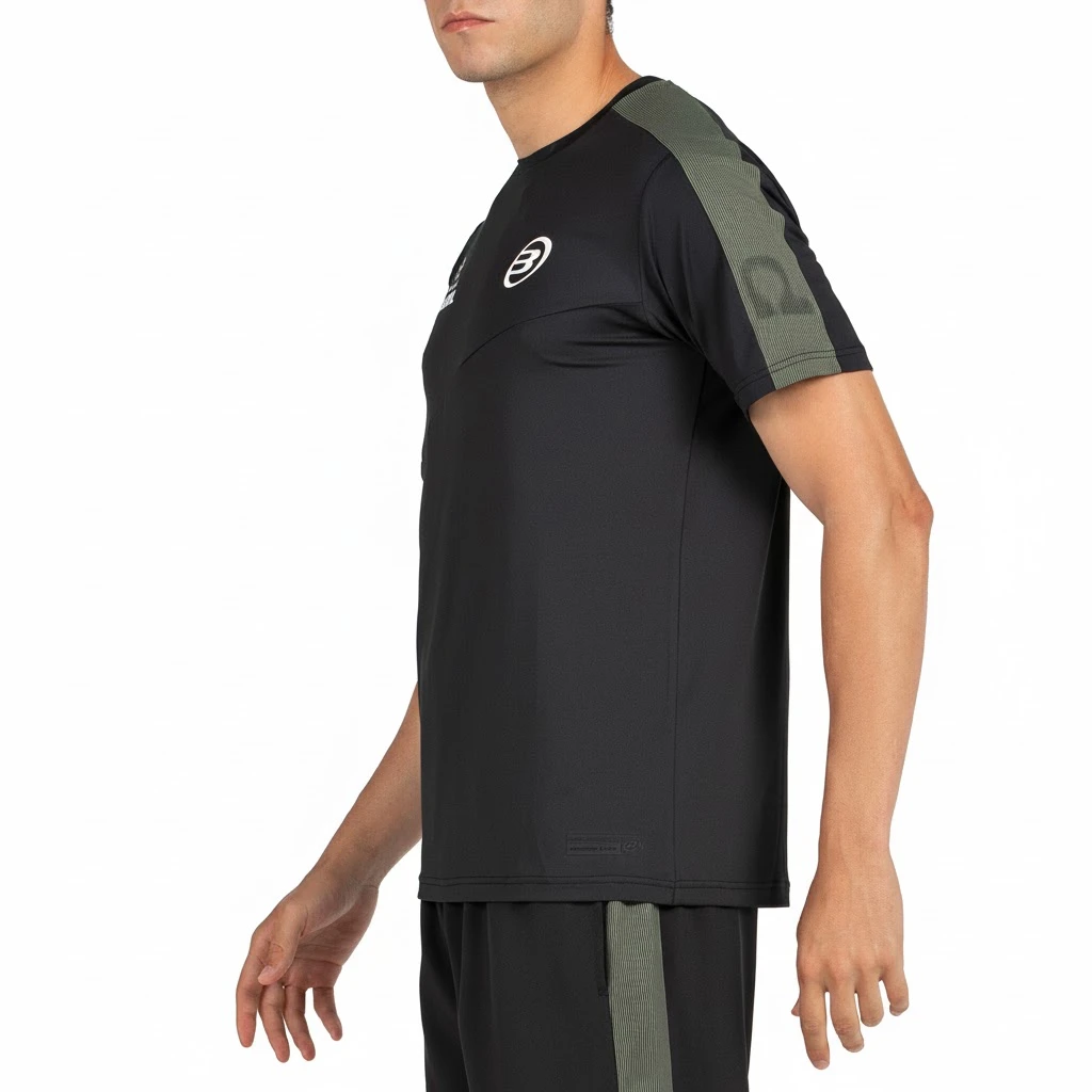 T-shirt Bullpadel Pocate Noir