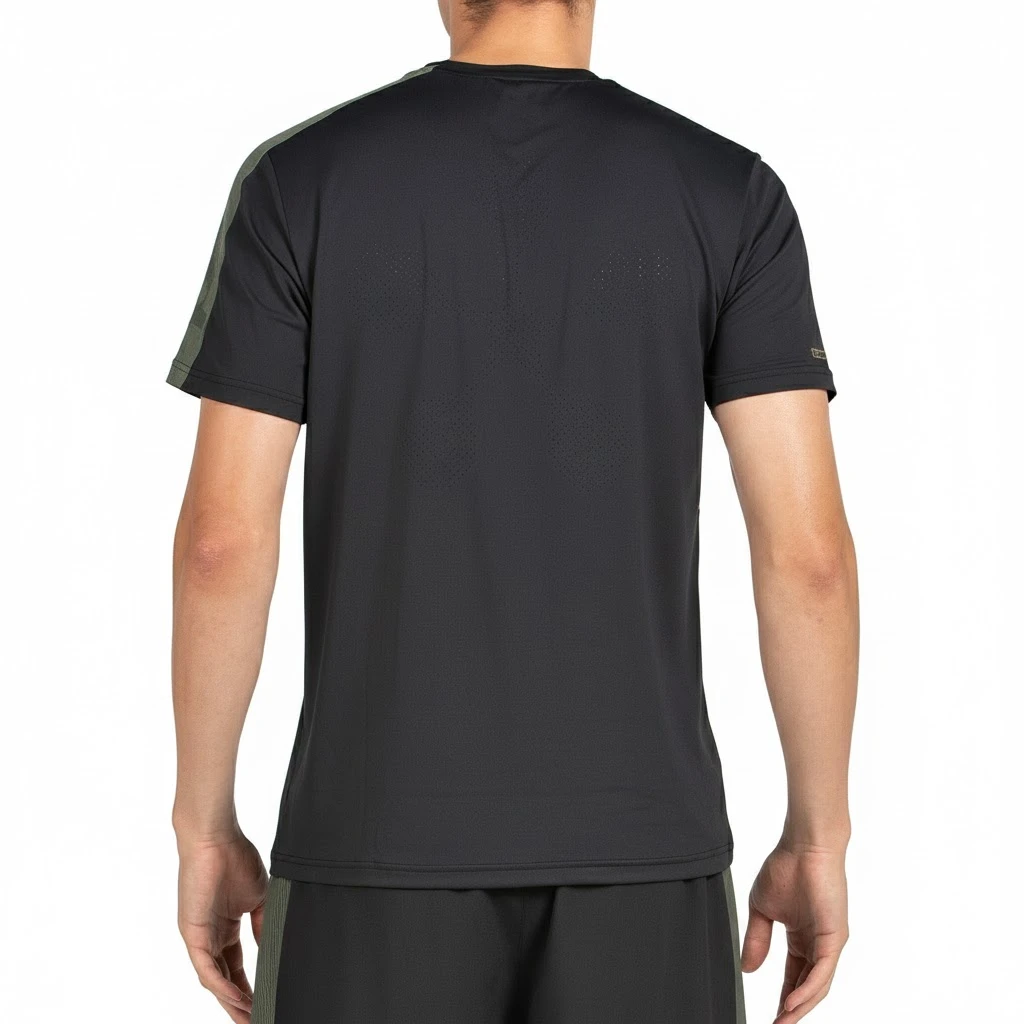 T-shirt Bullpadel Pocate Noir