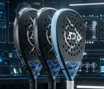 Illustration pack Raquettes de padel Dunlop FX SERIES