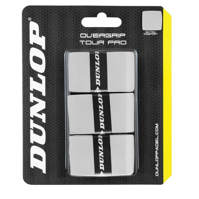 DUNLOP Tour Pro Overgrips White x3