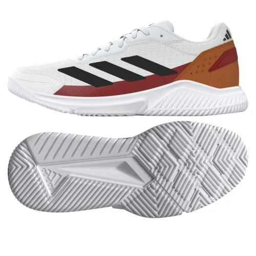 Adidas Courtquick padel M Blanc/Orange 2026