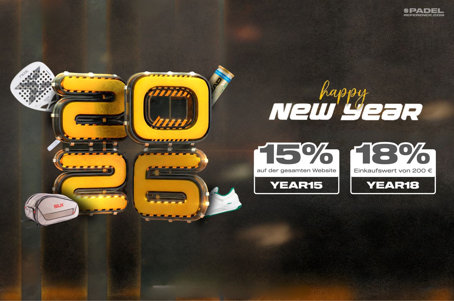 Interstitial mobile PadelReference