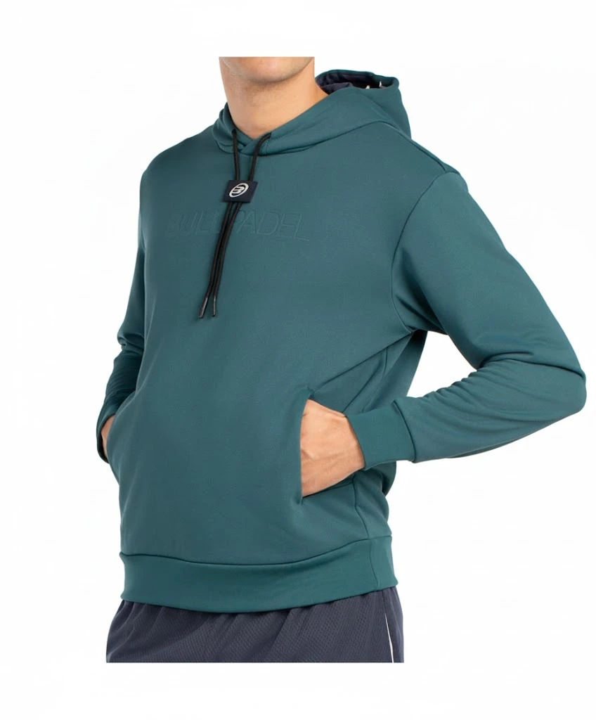 Sudadera Bullpadel Binee Verde Oscuro