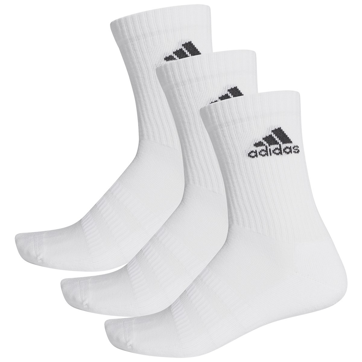 Adidas Cushioned White Socks X3