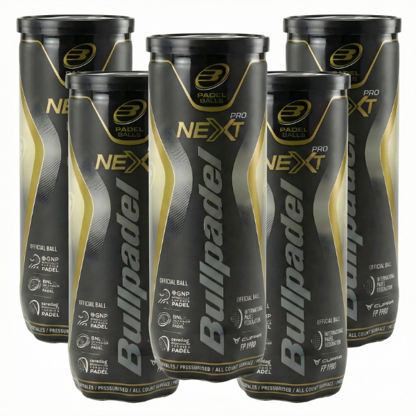 5 tubes De Balles Bullpadel Next Pro