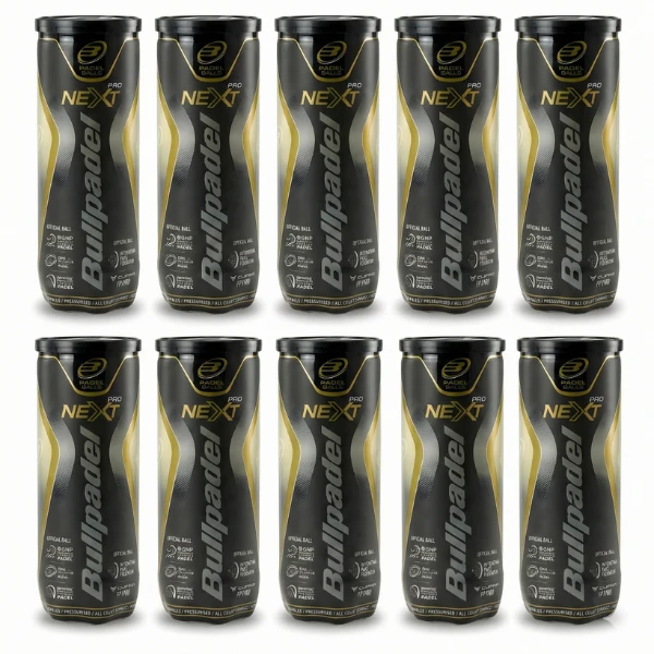 10 cans Of Bullpadel Next Pro Padel Balls