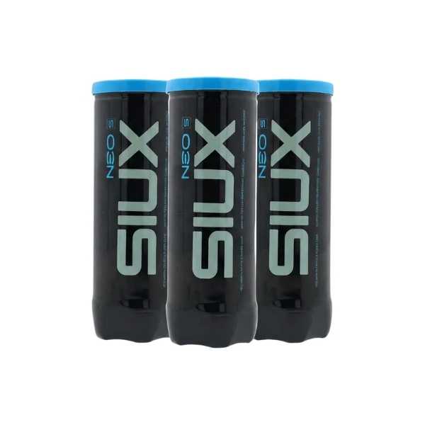 3 cans of SIUX NEO Speed ​​Padel Balls