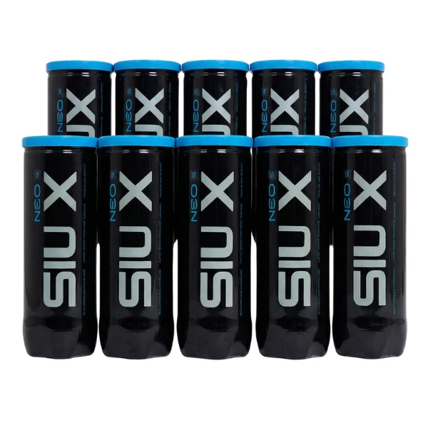 10 cans of SIUX NEO Speed ​​Padel Balls