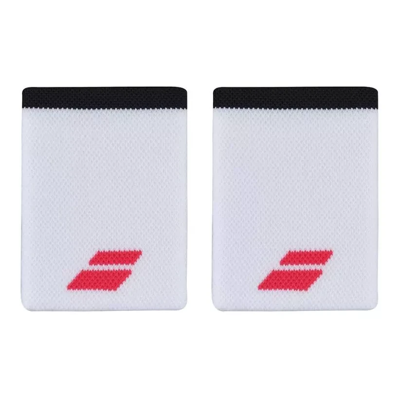 Poignet Babolat Logo Jumbo blanc/rouge