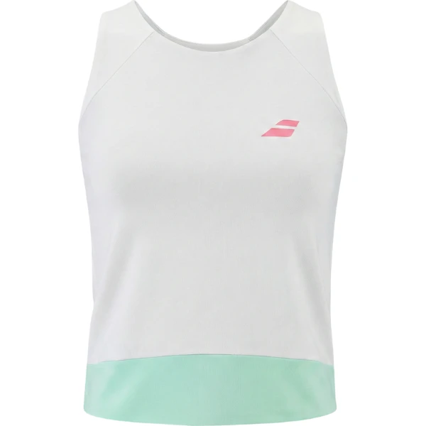 BABOLAT White Perf Tank Top