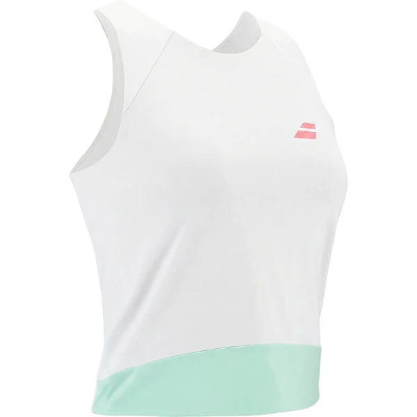 BABOLAT White Perf Tank Top
