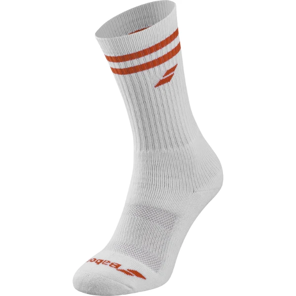 BABOLAT Team Socks White/Orange x1