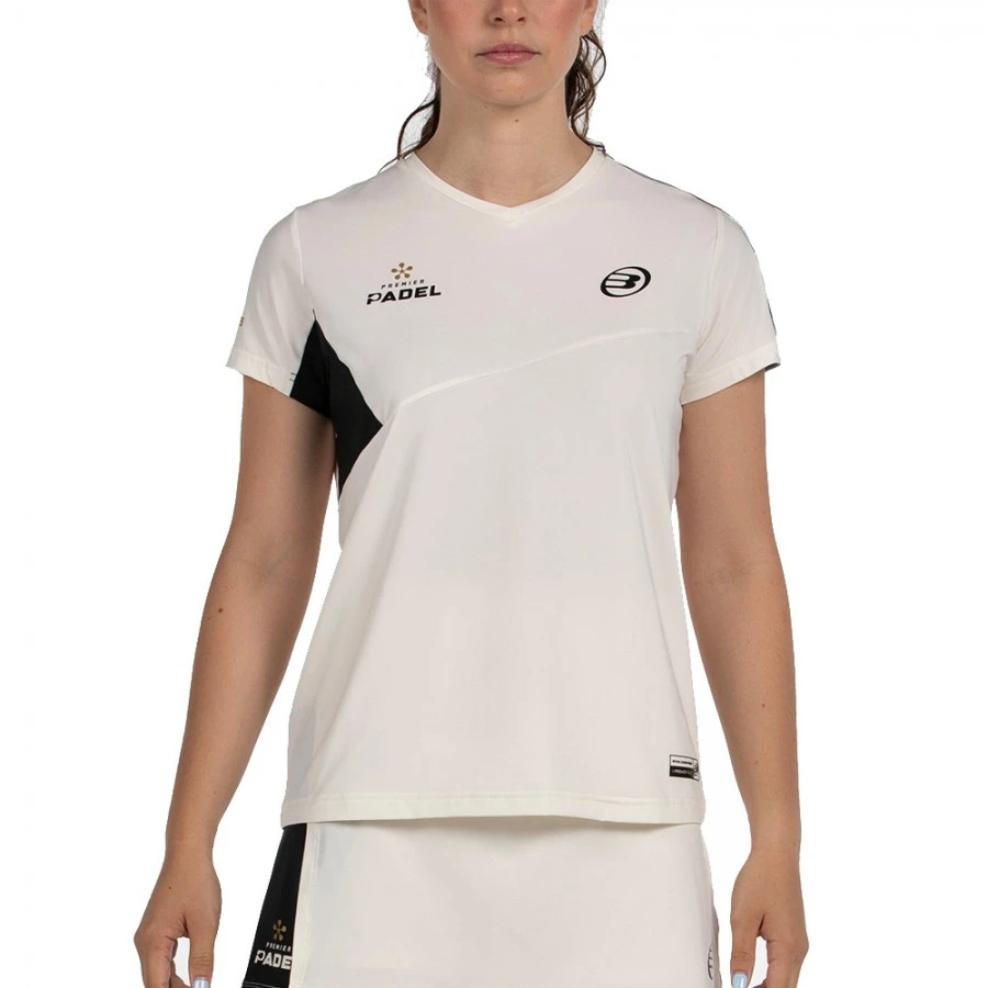 Camiseta BULLPADEL Pampan Mujer Crudo