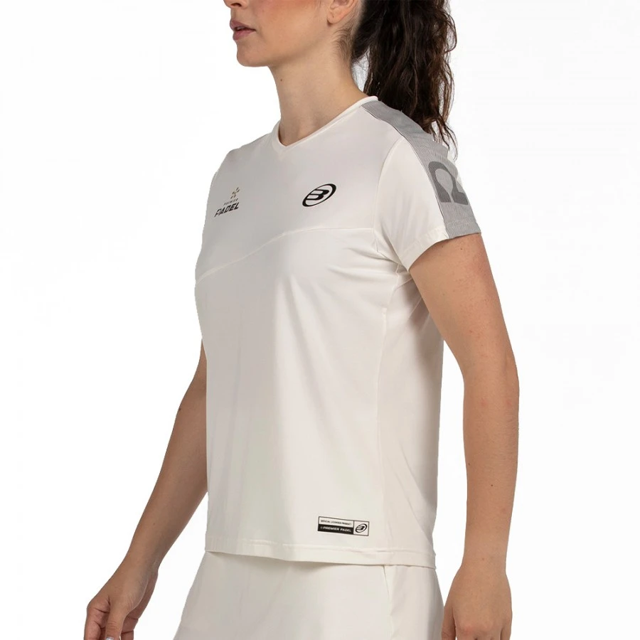 T-Shirt BULLPADEL Pampan Femme Écru