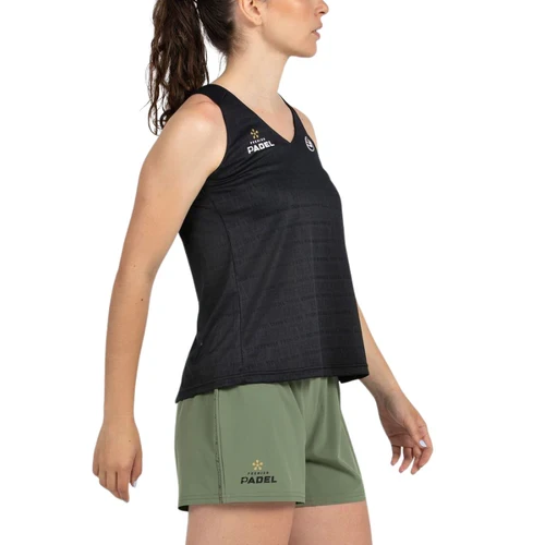 Canotta BULLPADEL Piura Donna Nero