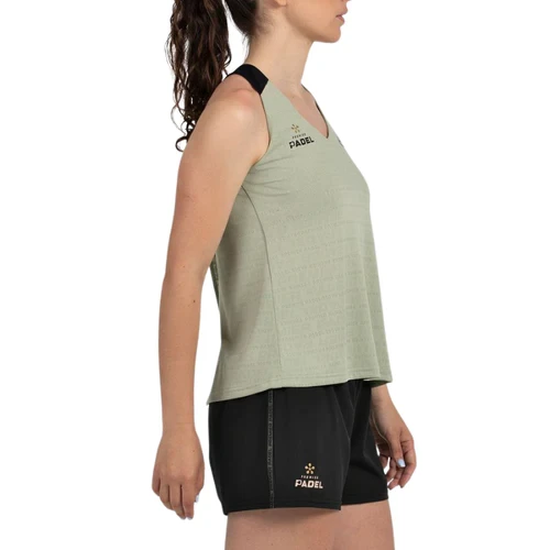 Canotta BULLPADEL Piura Donna Eucalipto