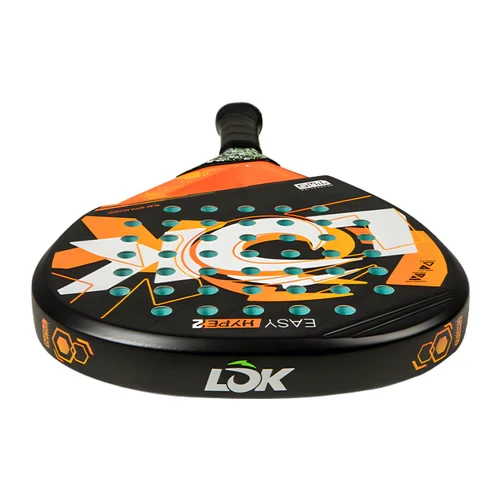 Raquette de padel LOK EASY HYPE GEN 2 2026 – détail surface de frappe