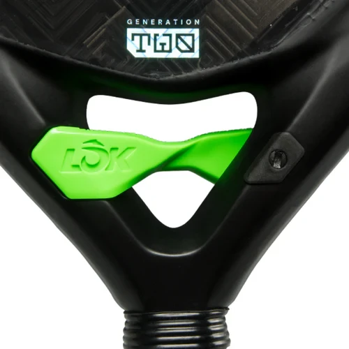 Raquette de padel Lok Jungle 2026 – détail du cœur Asymmetric Heart EVO
