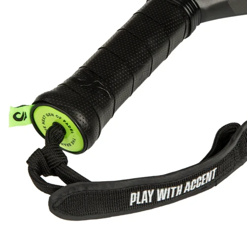 Raquette de padel Lok Jungle 2026 – détail du grip et de la dragonne