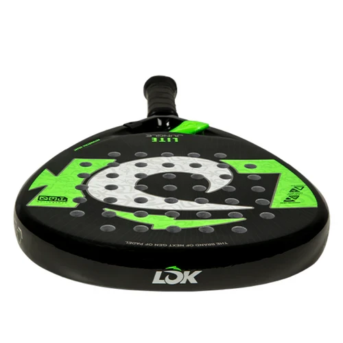 Raquette de padel Lok Jungle Lite 2026 – détail de la zone de frappe