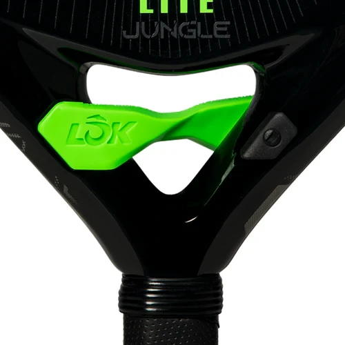 Raquette de padel Lok Jungle Lite 2026 – détail du cœur Asymmetric Heart EVO